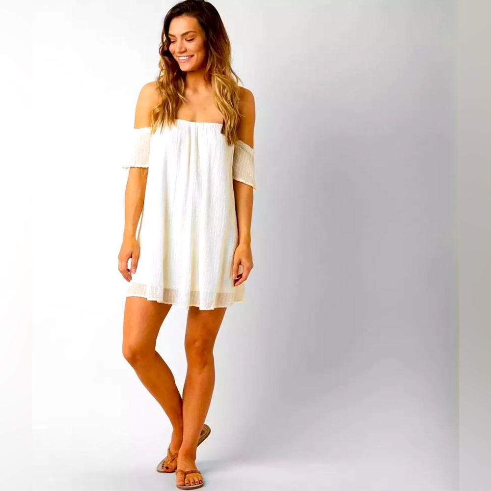 O’Neill Dutch Gauze Off the Shoulder Dress - S
